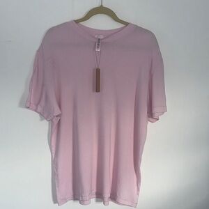 SKIMS Light Pink Oversized Short Sleeve Tee